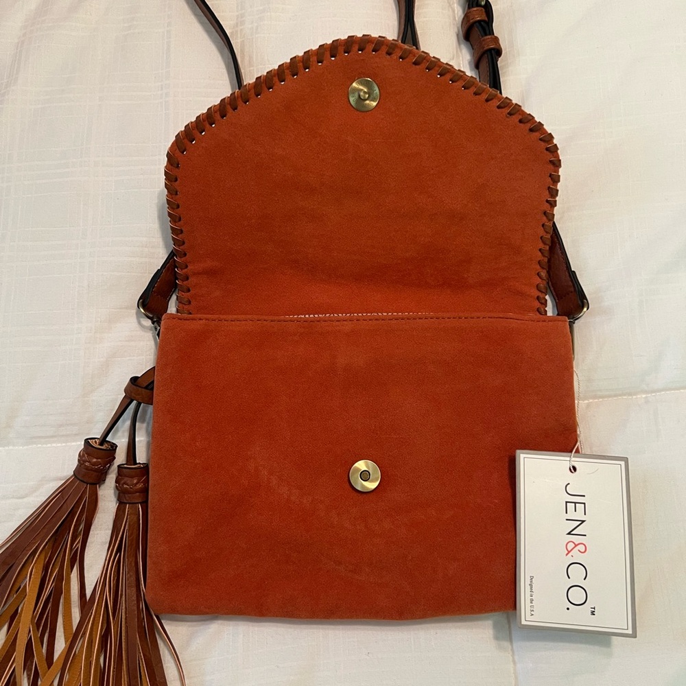 Orange Jen &Co Crossbody Bag - Picture 2 of 8